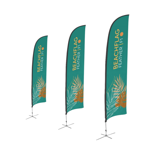 Beachflag - Modèle feather | Fabrik & co
