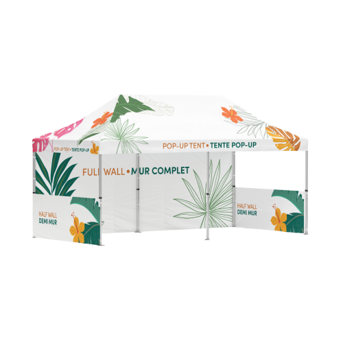 Tente promotionnelle popup 10X20 | Fabrik & co