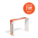 Arch and half-arch kiosk