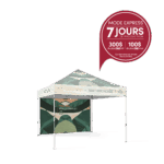 Mur et toit de tente pop-up recyclée- tissu seulement