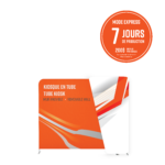Mur amovible pour kiosque en tube