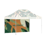 Mur et toit de tente pop-up recyclée- tissu seulement
