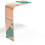 Arch and half-arch kiosk
