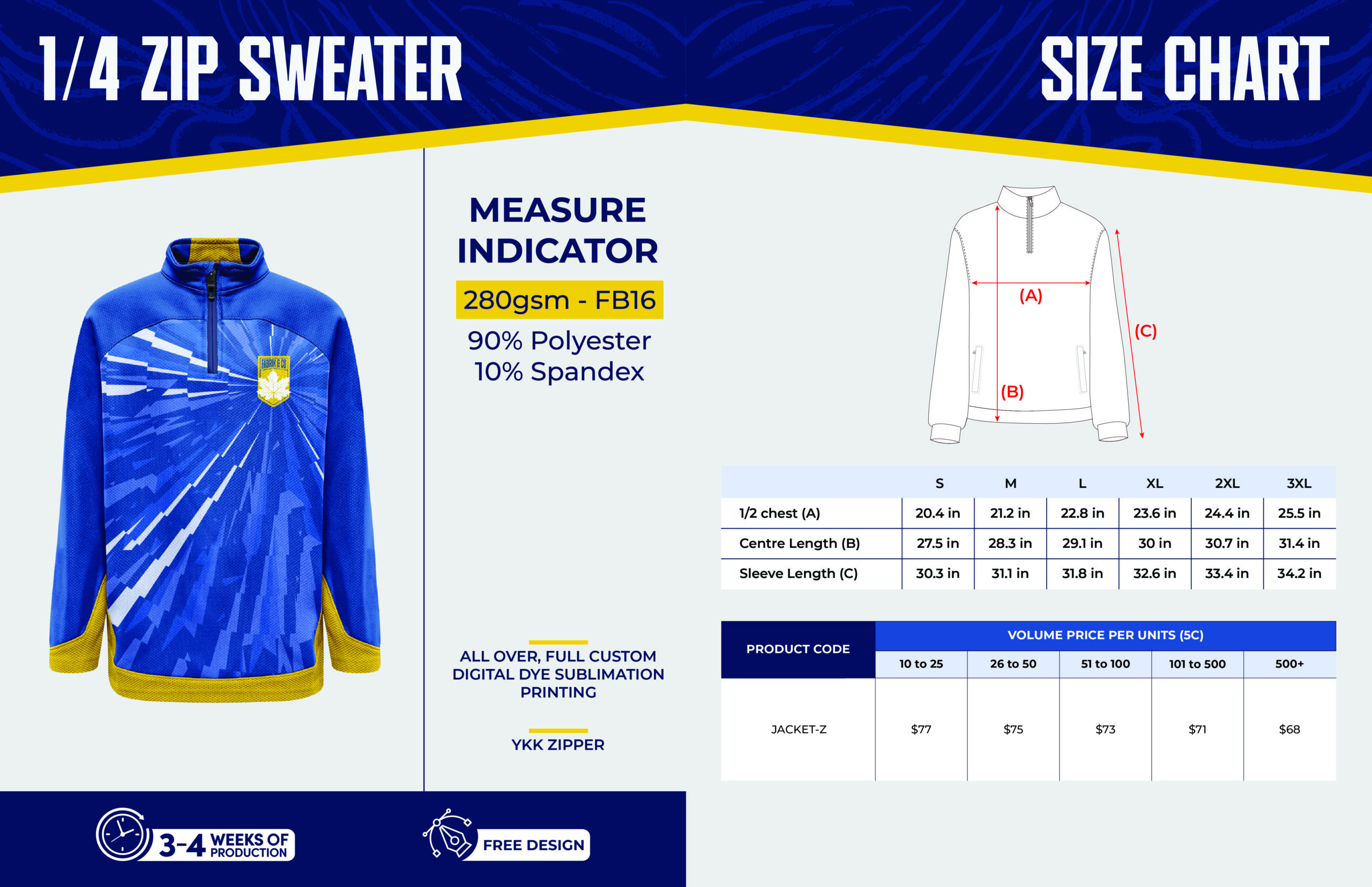 1/4 Zip sweater