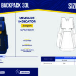 Baseball backpack 33L