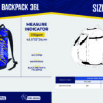 Baseball backpack 36L
