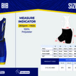 Cycling bib
