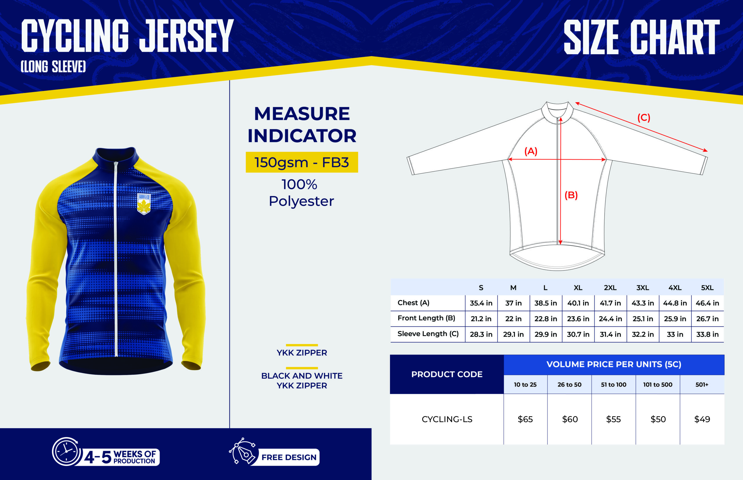 Cycling jersey (Long sleeve)