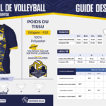 Chandail de volleyball (Homme Manches Courtes) – Adulte