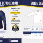 Chandail de volleyball (Homme Manches Longues)