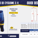 Cuissard de cyclisme 3/4