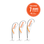 Beach Flag – Kit | Modèle Teardrop