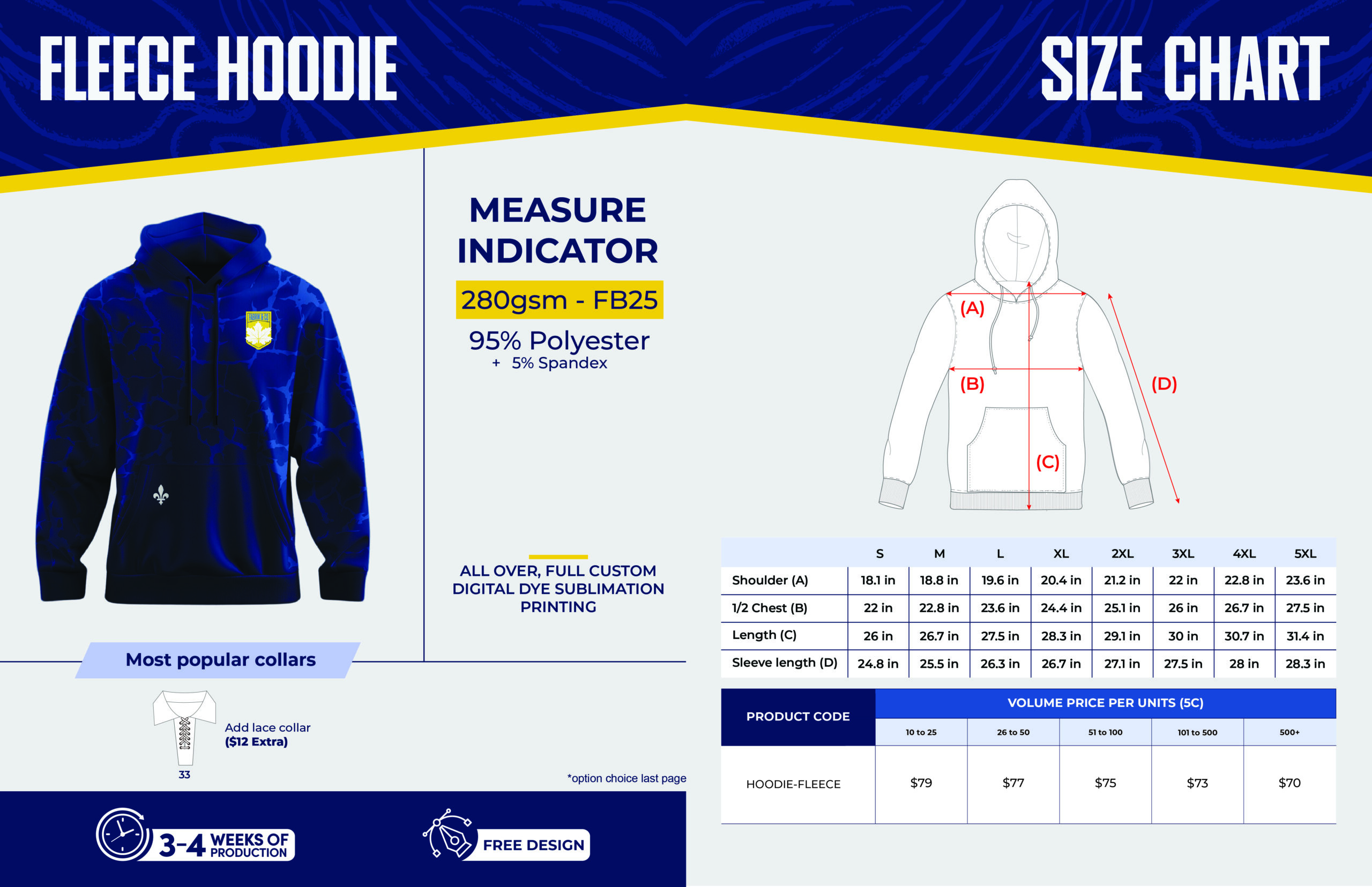 Fleece hoodie