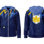 Fleece hoodie with zip