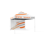 Murs imprimés pour tente pop-up