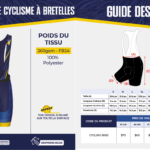 Maillot de cyclisme à bretelle