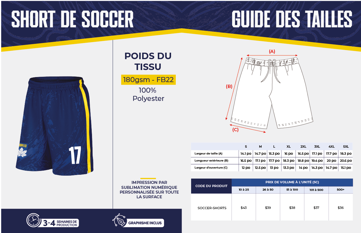 Short de soccer