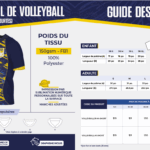Chandail de volleyball (Homme Manches Courtes) – Adulte