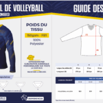 Chandail de volleyball (Homme Manches Longues)