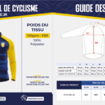 Chandail de cyclisme (Manches longues avec zip)