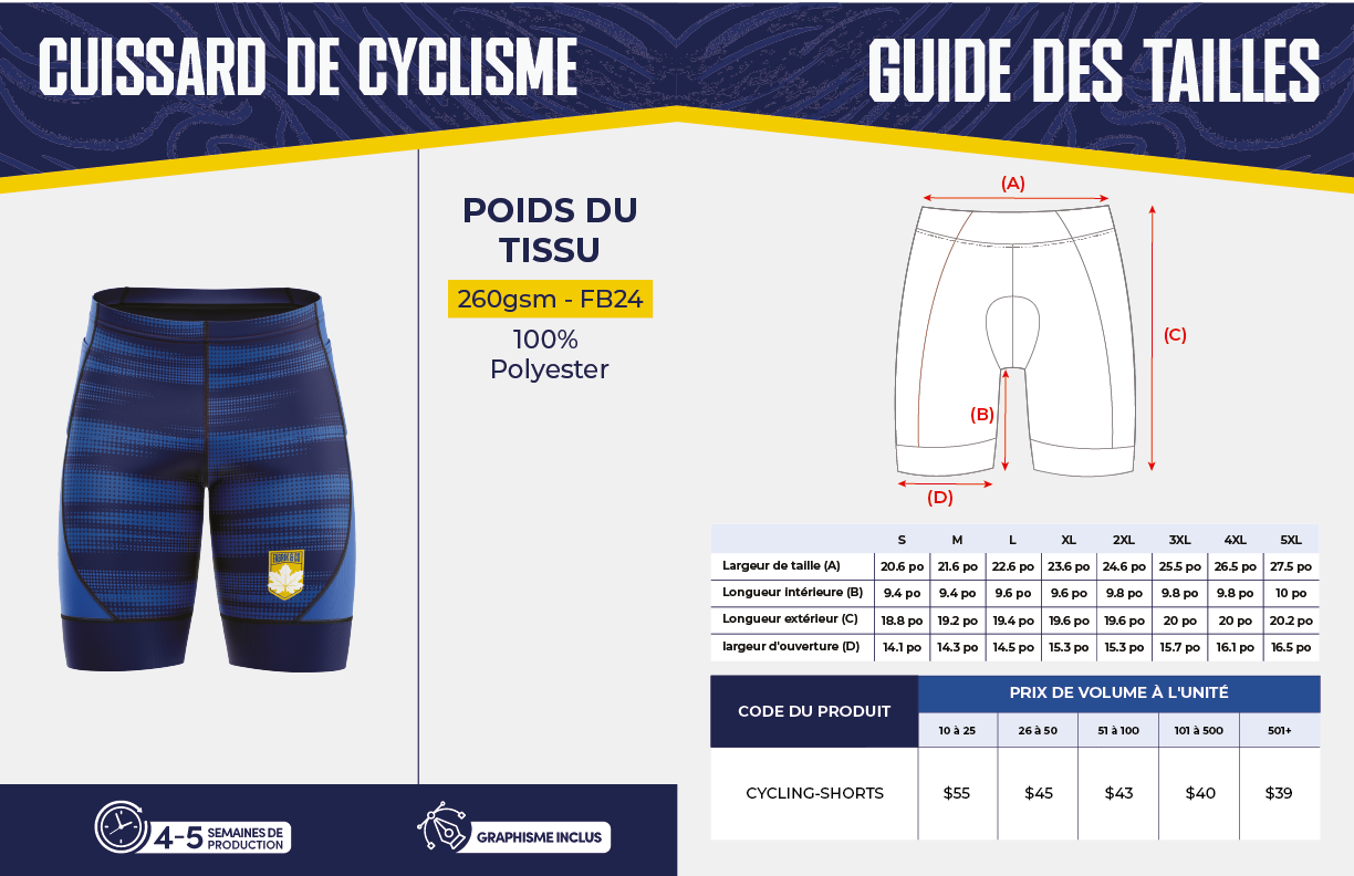 Cuissard de cyclisme