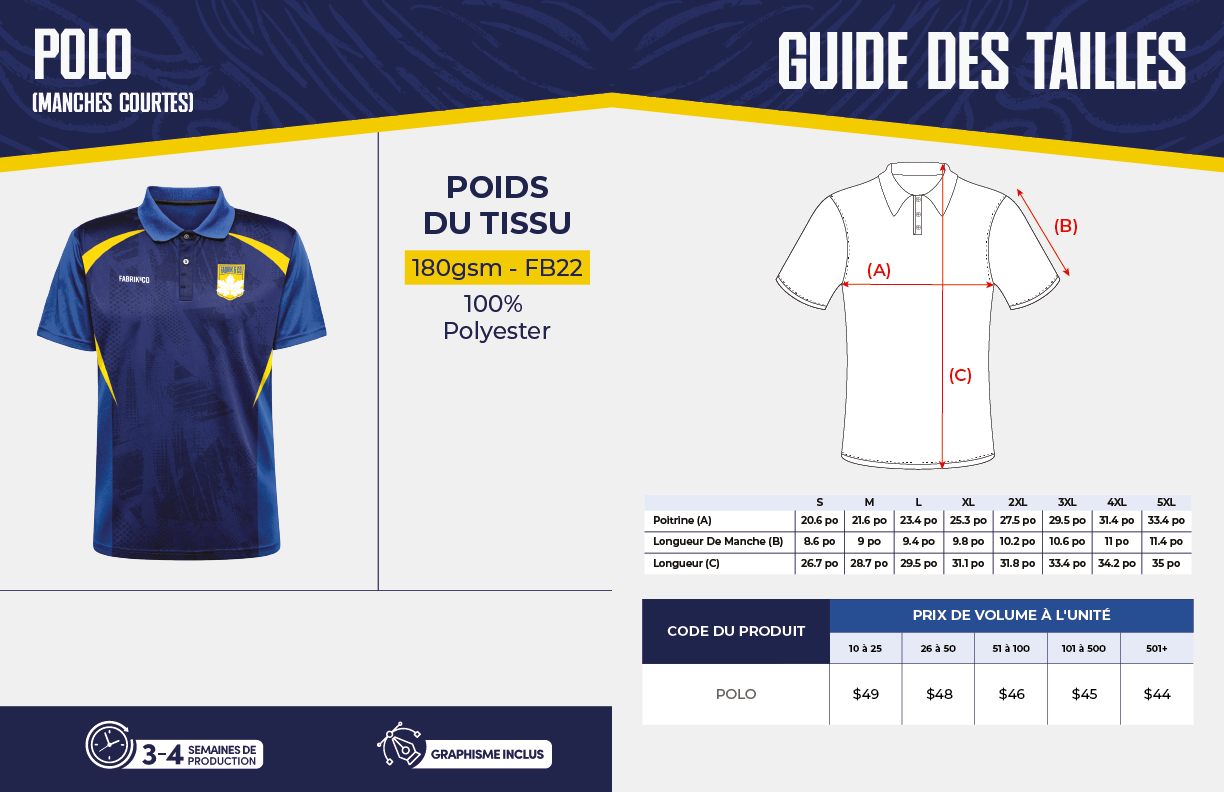 Polo (Manches courtes)