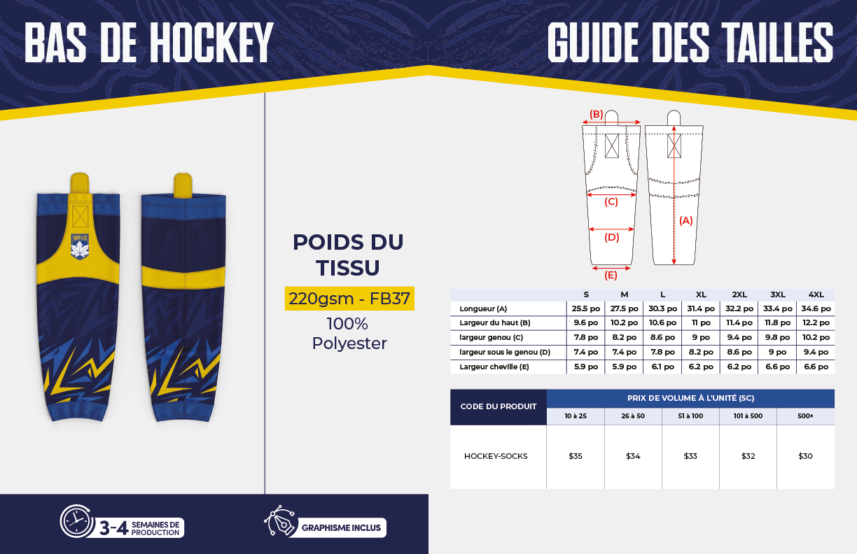 Bas de Hockey