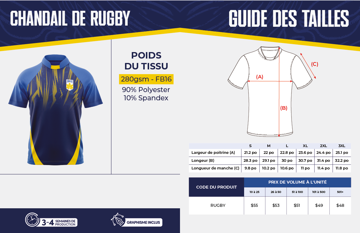 Chandail de rugby