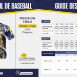 Chandail de Baseball (2 boutons) – Junior