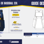 Sac à dos de baseball 33L