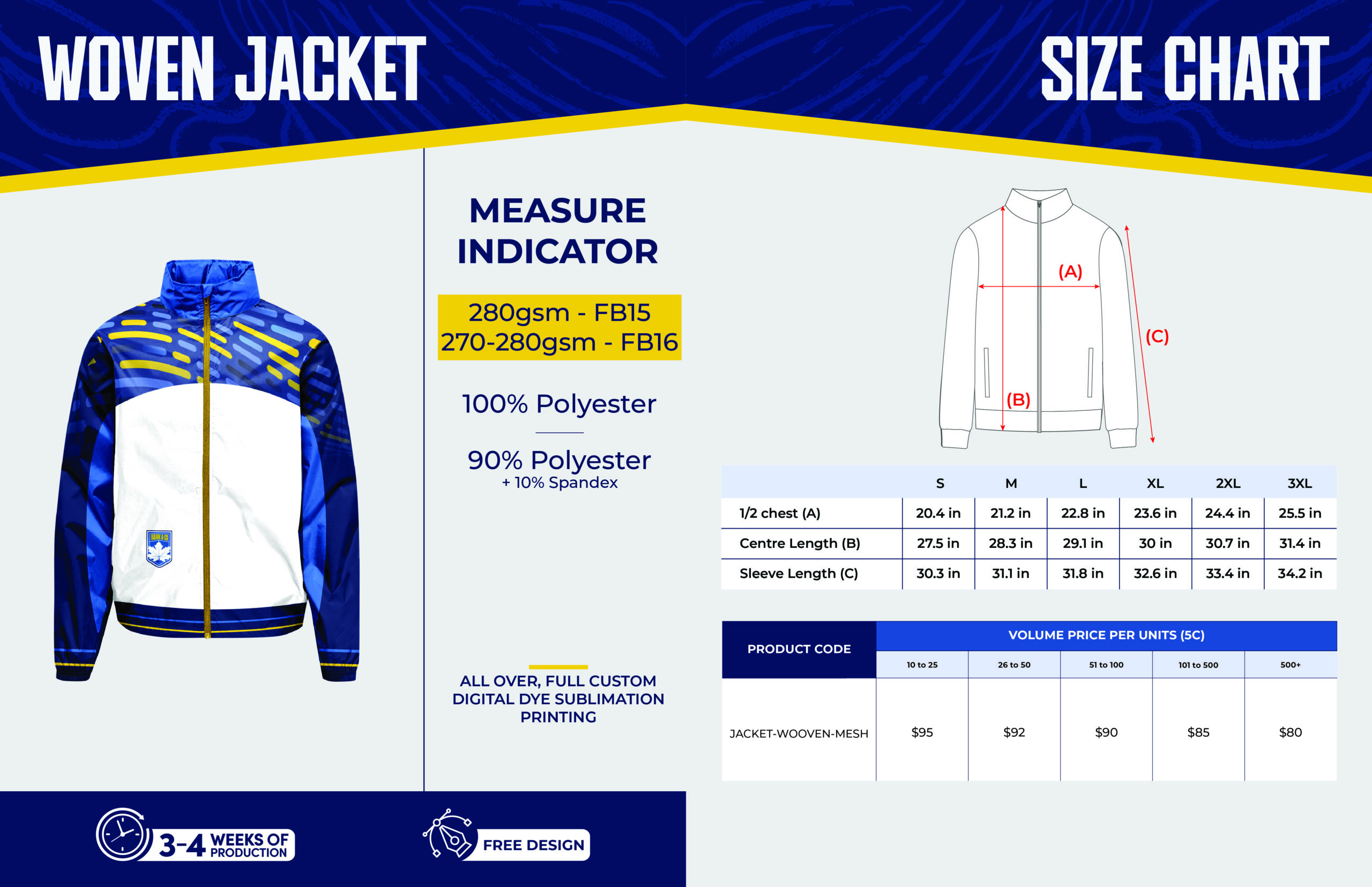 Woven jacket