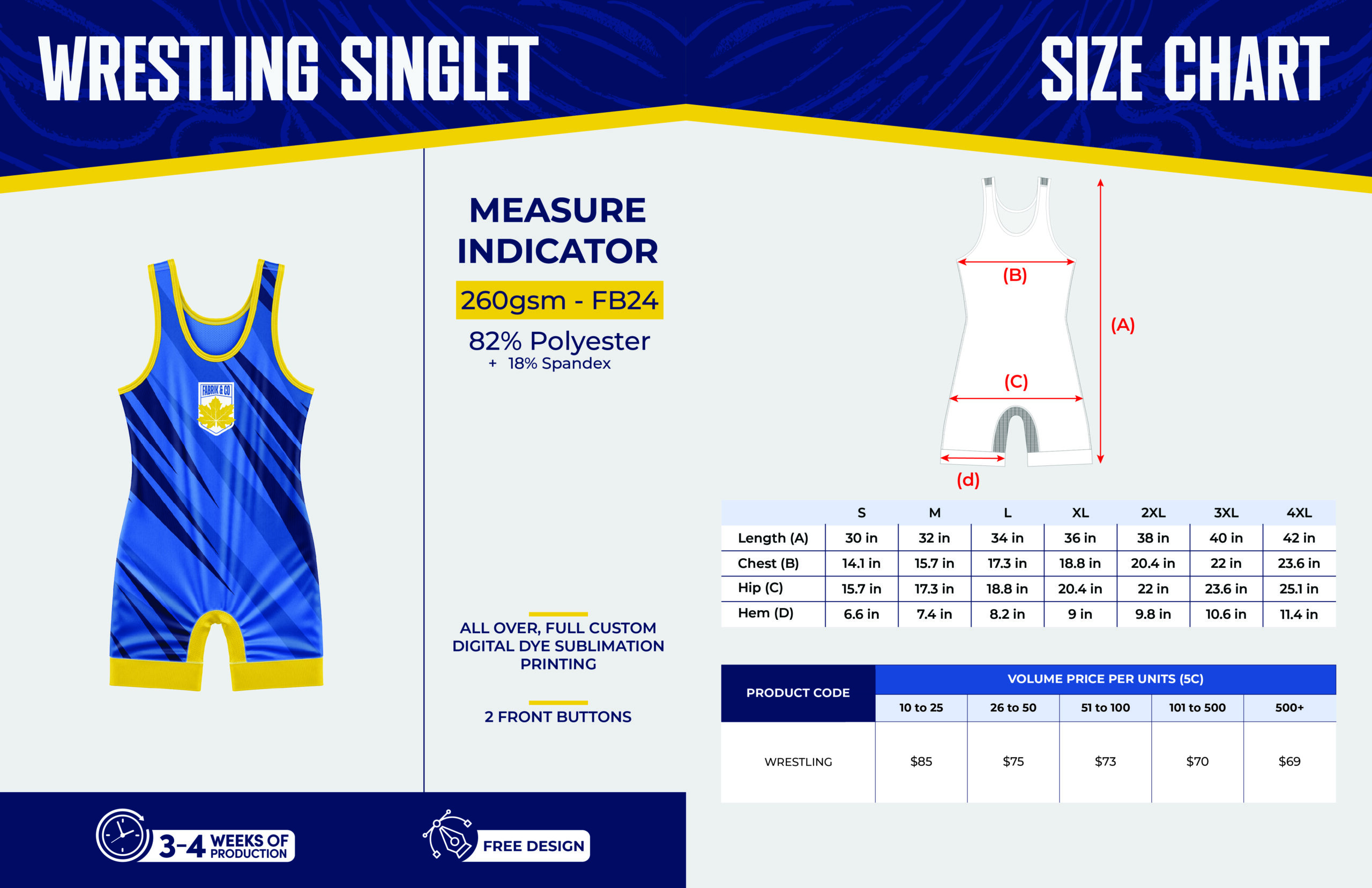 Wrestling singlet